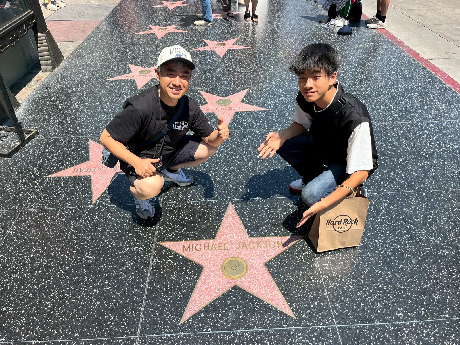 Michael Jackson's star on the Hollywood Walk of Fame