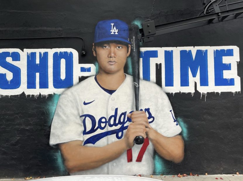 「SHO-TIME」大谷翔平の壁画